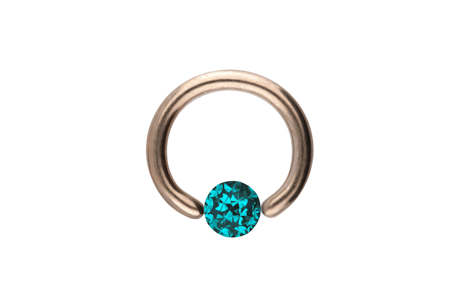 Chirurgenstahl Klemmkugelring Piercing EPOXY-KUGEL